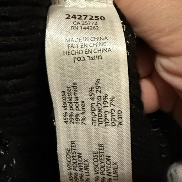 Black Knit Women's Sweater - Picture 5 of 5